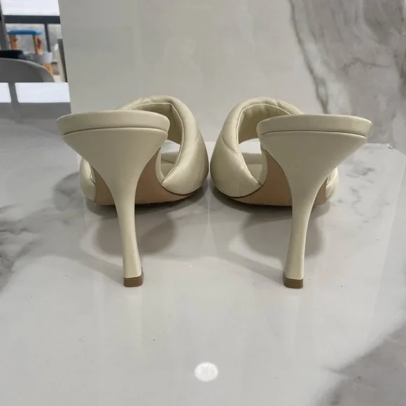 Bottega Veneta 90mm Xl Quilted Leather Slide Sea Salt - Picture 5 of 11